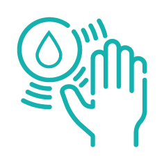touchless dispense sensor icon